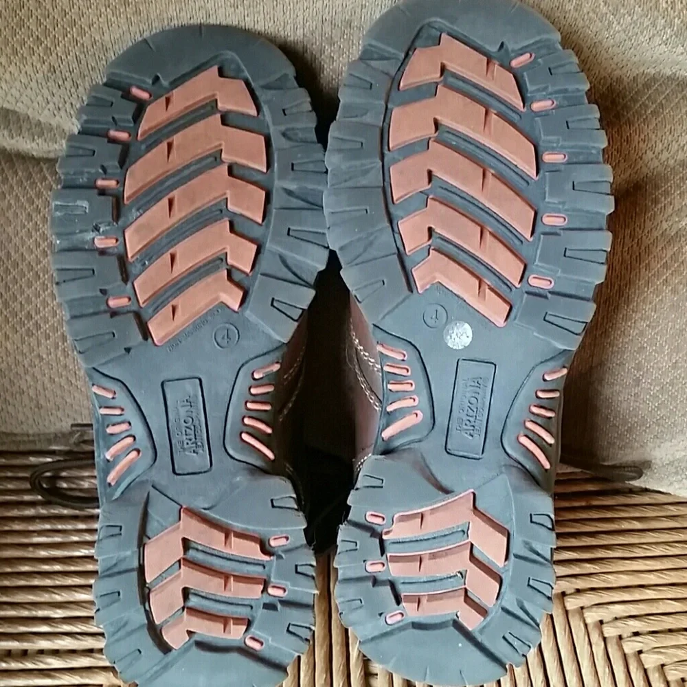 Arizona Jean Co,boys size 4 dress shoes, brown